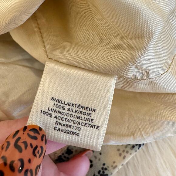 Moulinette Soeurs Anthropologie Silk Strappy Mini Dress 6 - Picture 11 of 15